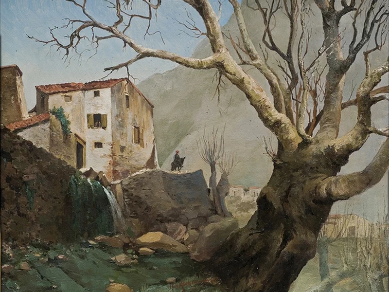 1841-Hiacynt Alchimowic - Paesaggio dei Pirenei